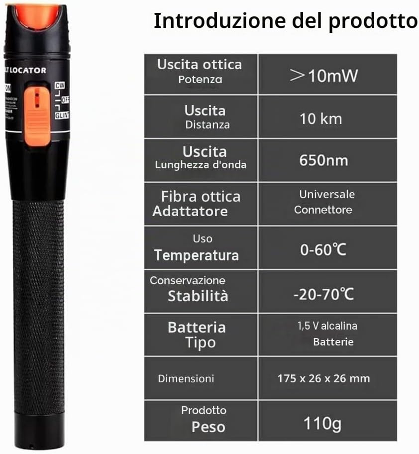 Thumbnail 1 de Guakiili Rilevatore di guasti visivi 10 MW per fibra ottica