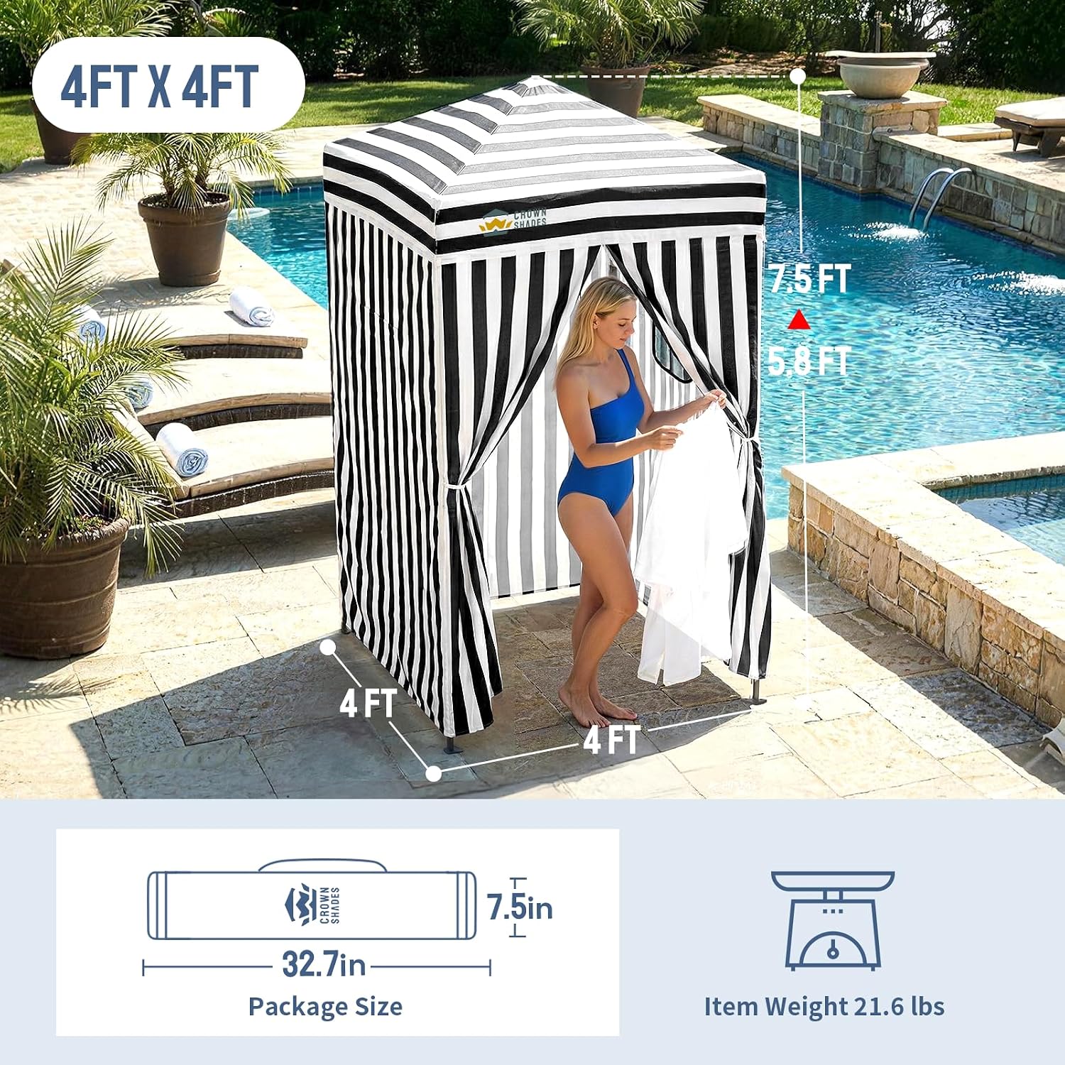 Thumbnail 6 de CROWN SHADES Pop-Up Changing Tent 4x4