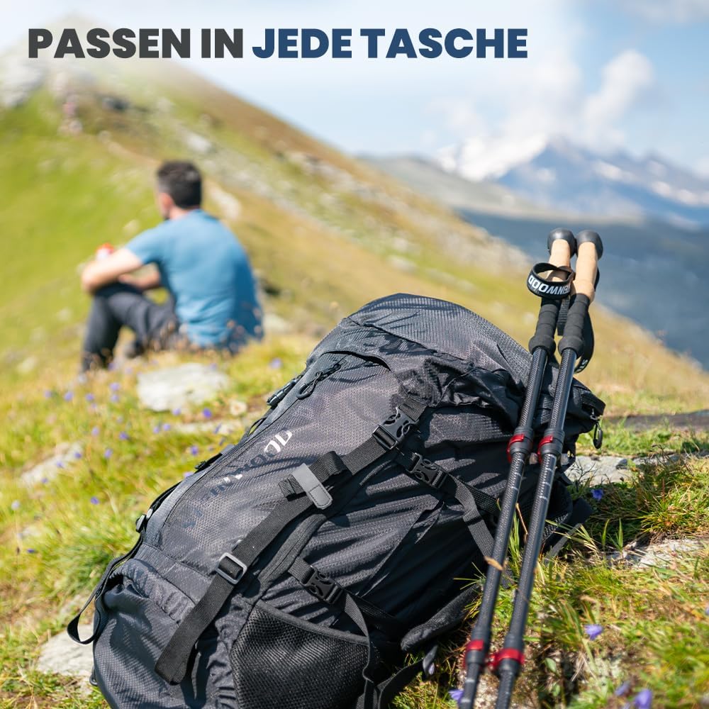 Thumbnail 6 de Steinwood Premium Carbon Wanderstöcke 65–135 cm