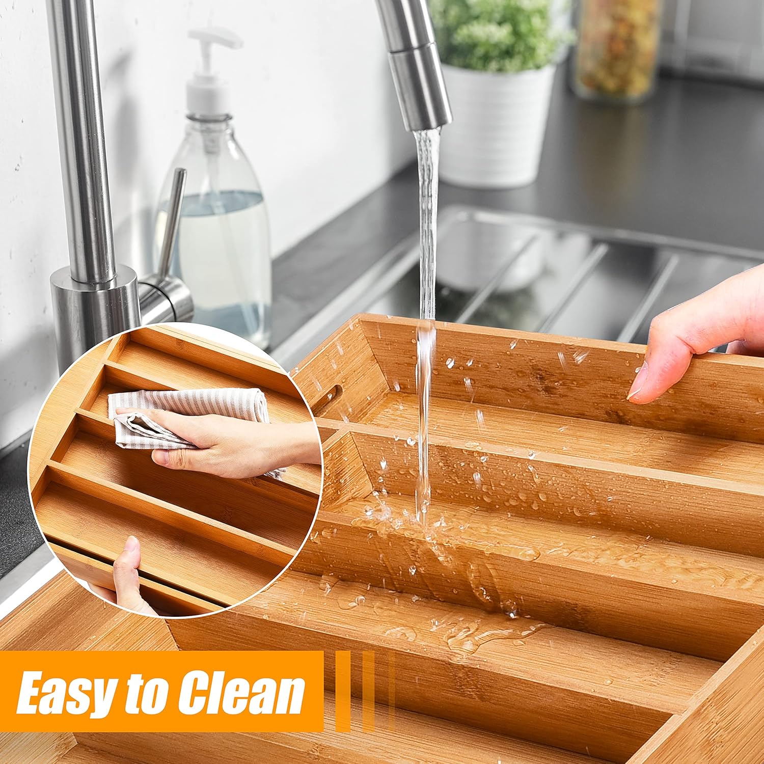 Thumbnail 5 de Bellsal Silverware Organizer 10-15 inch expandable 🍽