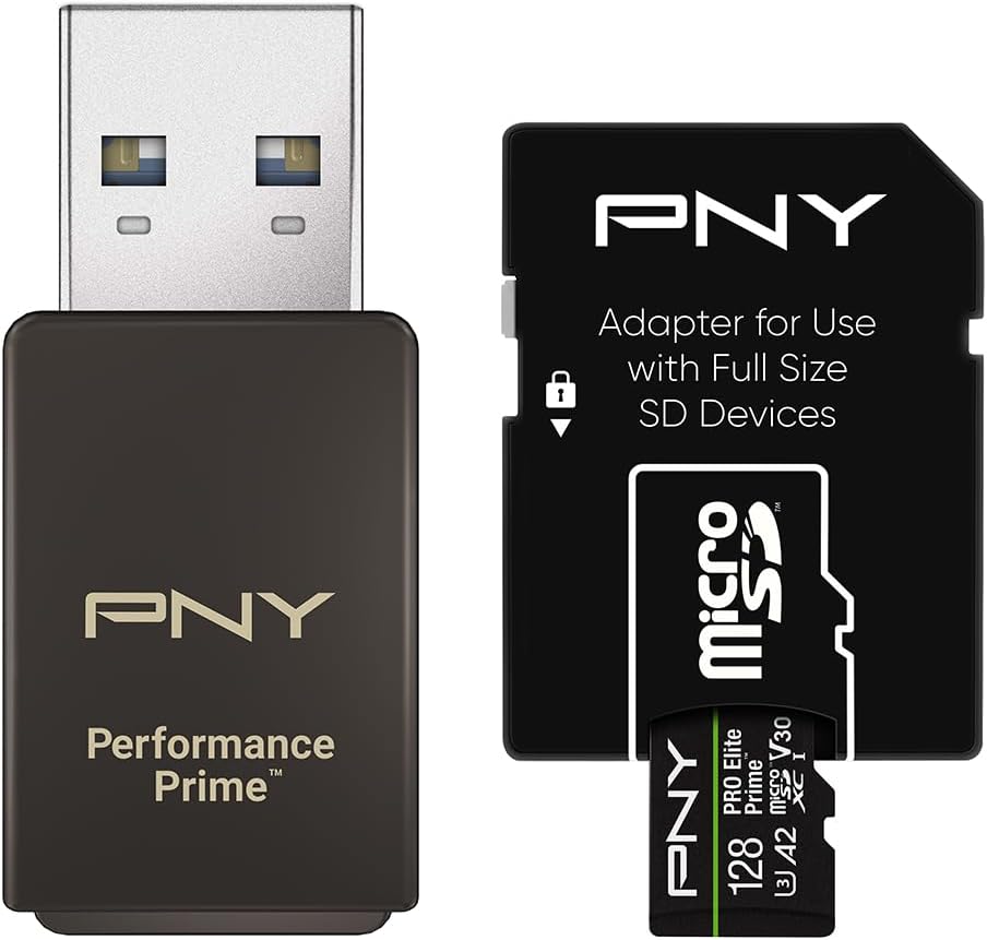 Thumbnail 1 de PNY Pro Elite Prime microSDXC 128GB + lecteur microSD + adaptateur SD