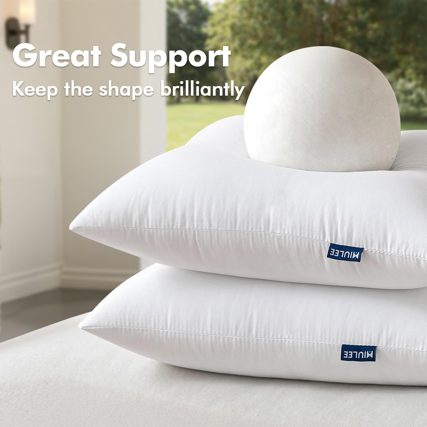 Thumbnail 3 de MIULEE Outdoor Pillow Insert 24x24 Inch