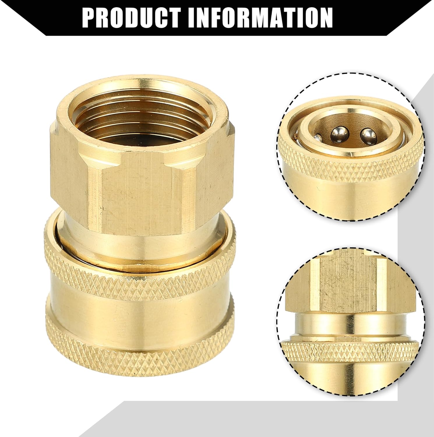 Thumbnail 5 de Hihaha Acoplador Lavadora Presión 🔧 Adaptador Universal 1/2"