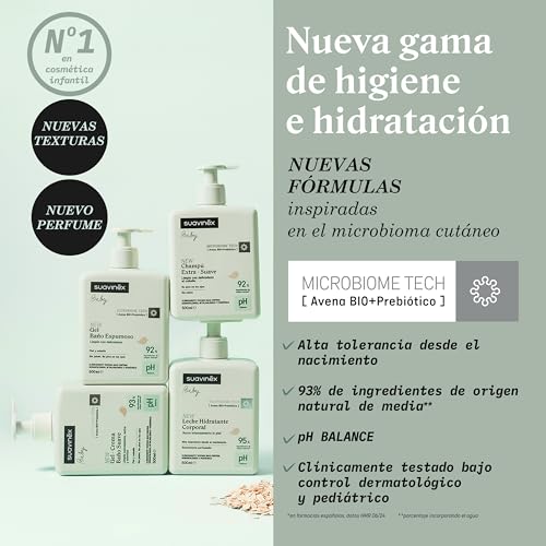 Thumbnail 3 de Suavinex Gel Champú para Bebés No Pica en los Ojos (93% origen natural), 500 ml