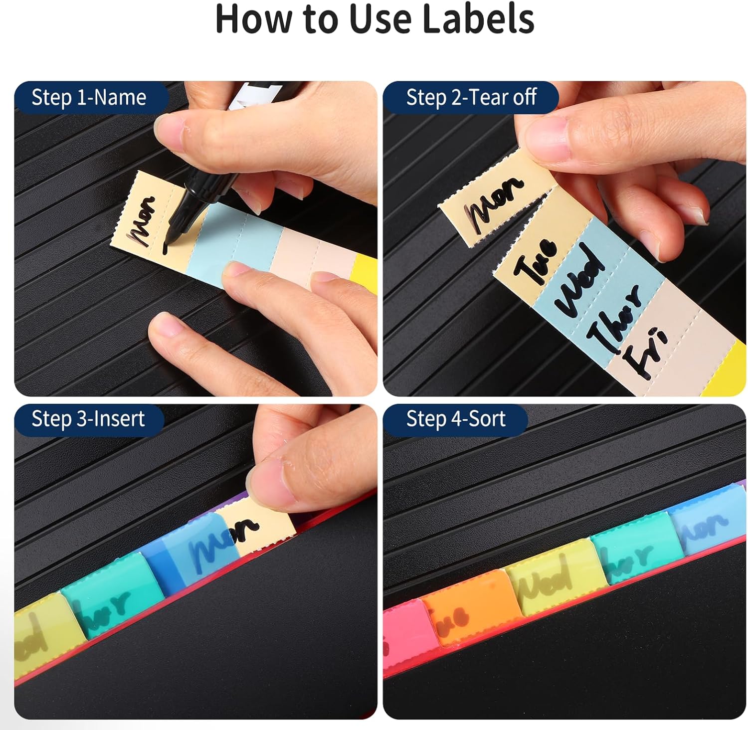 Thumbnail 5 de Diboniur Fächermappe A4 13 Fächer 📁