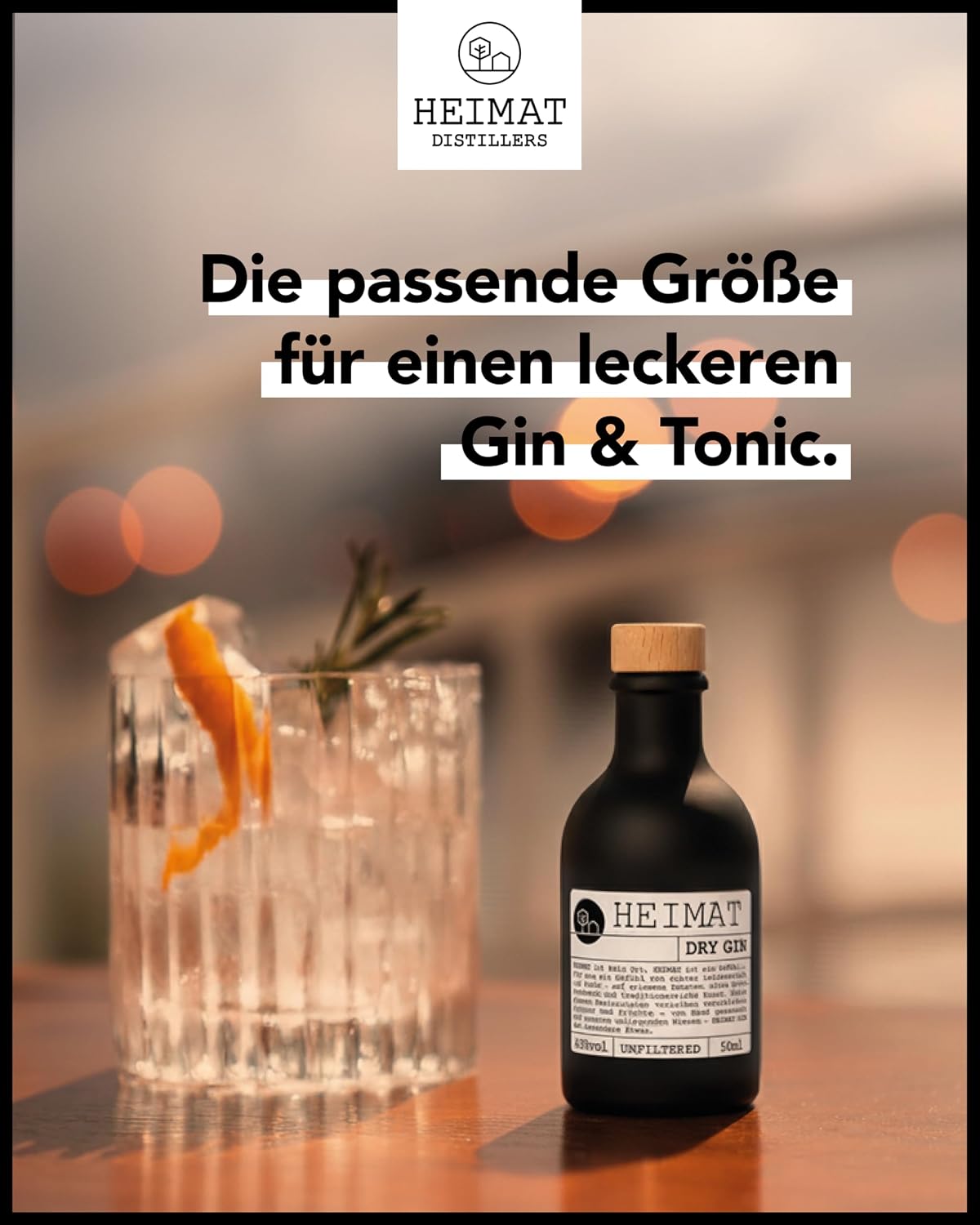 Thumbnail 5 de HEIMAT Dry Gin Probierset Miniatur (3×50 ml) – für ein Gin-Tasting mit 18 Botanicals