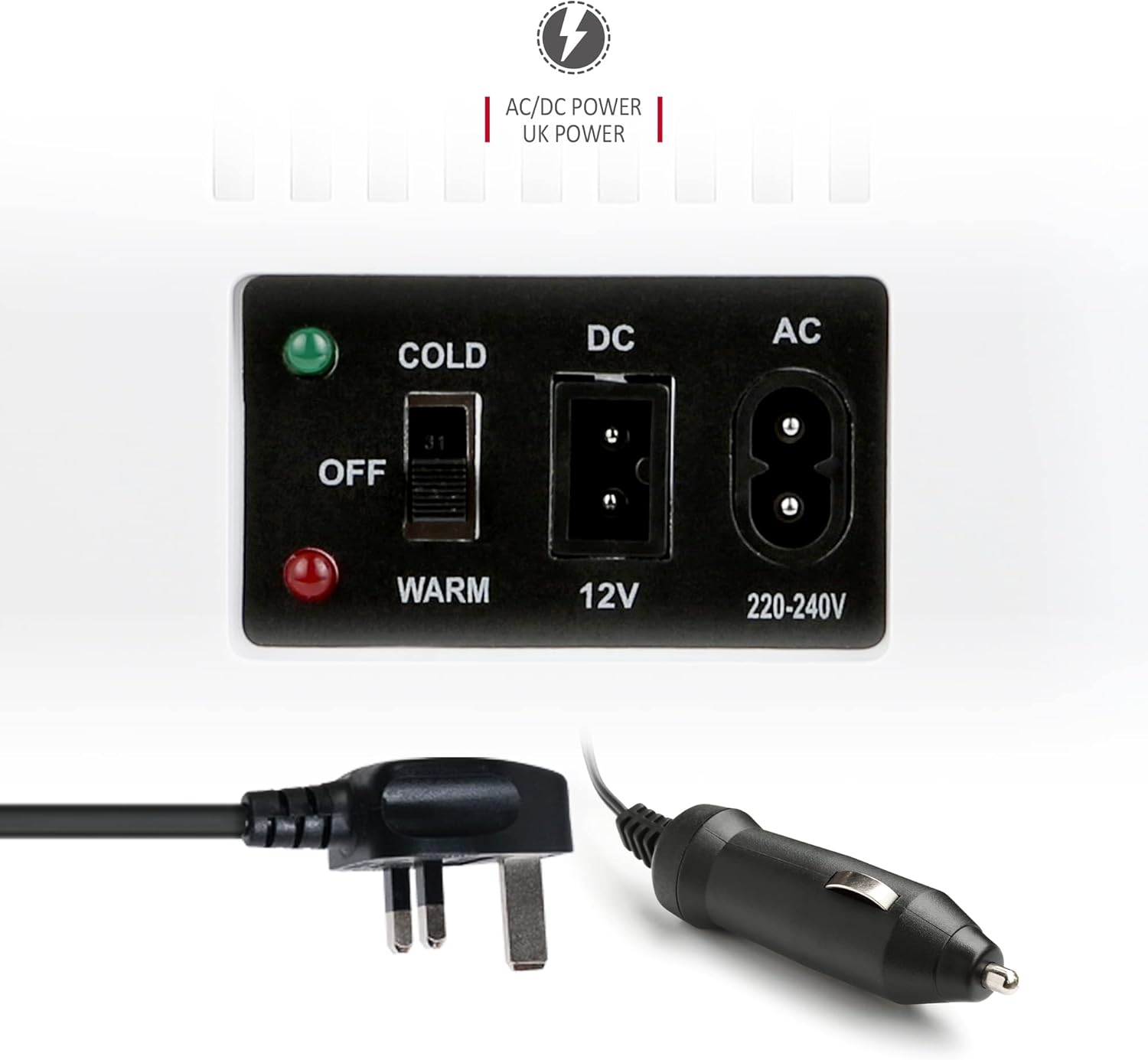 Thumbnail 3 de NETTA 5L Mini Fridge (Portable AC/DC) – White, with cooling and warming function