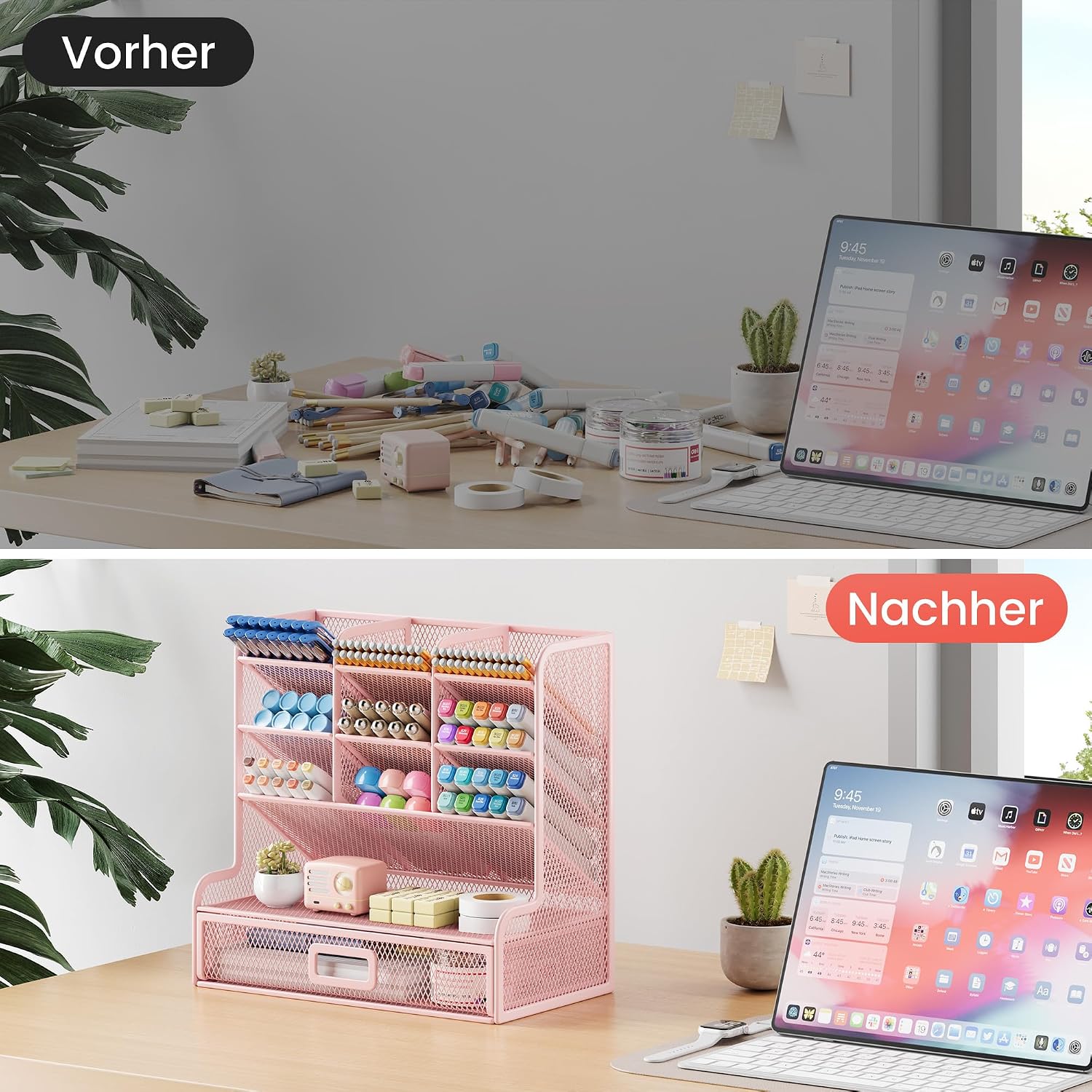 Thumbnail 6 de VITVITI Schreibtisch Organizer mit 9 Fächern