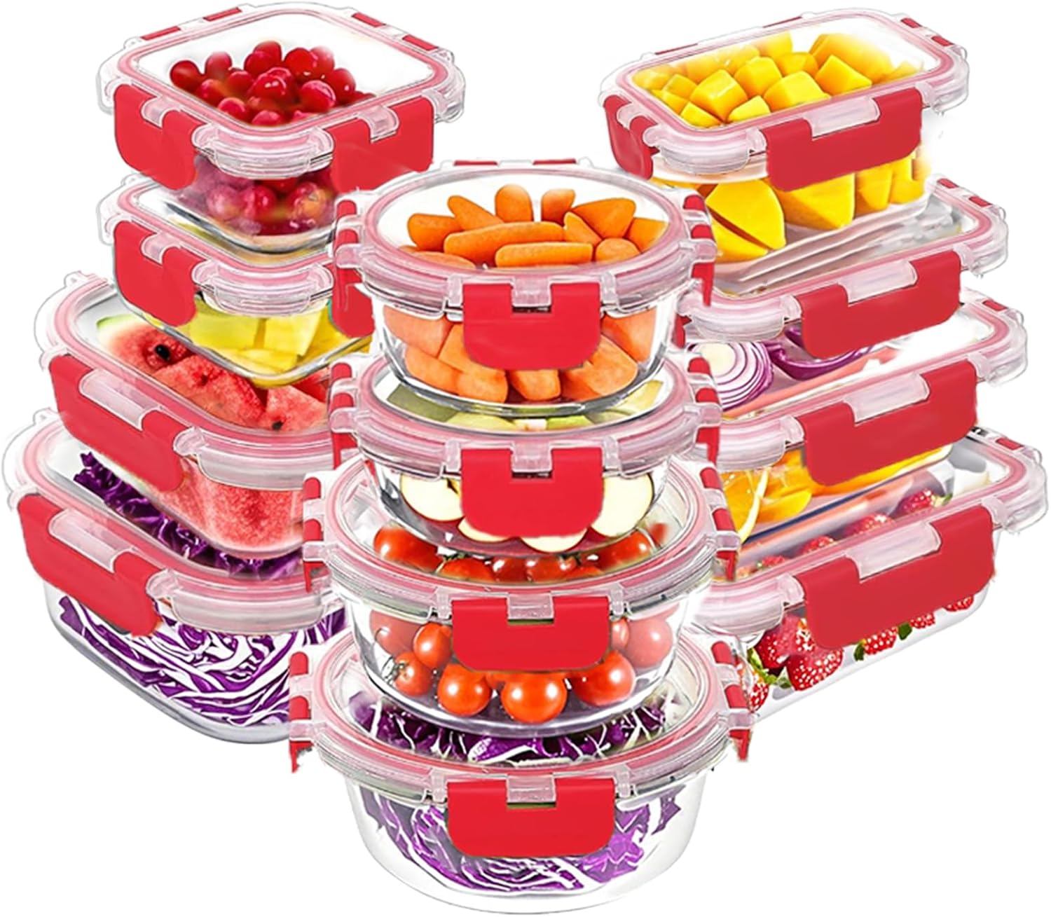 Thumbnail 6 de VERONES Glass Food Containers 12-pack 🍱