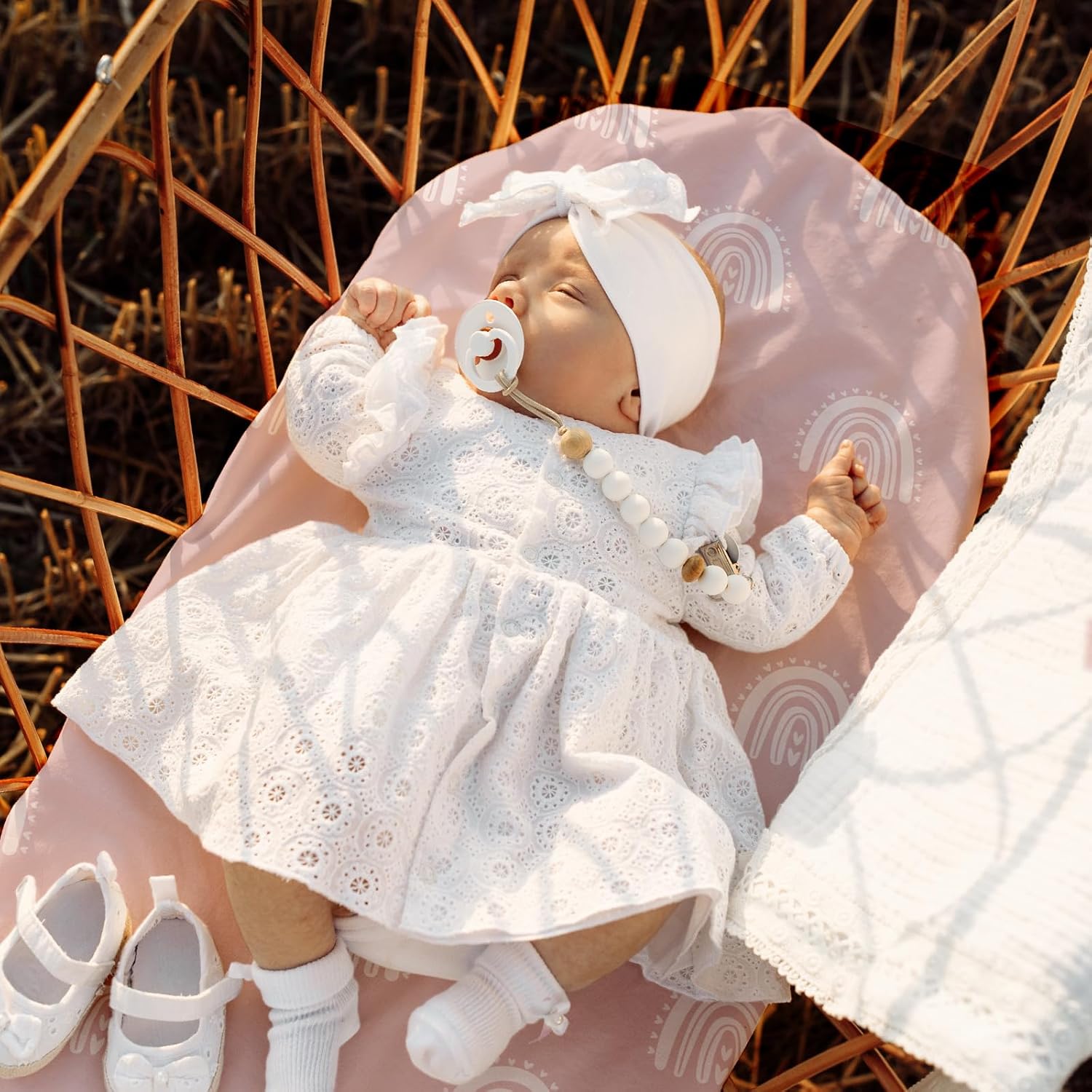 Thumbnail 4 de Soarwg Moses Basket Sheets 82x41cm for Babies
