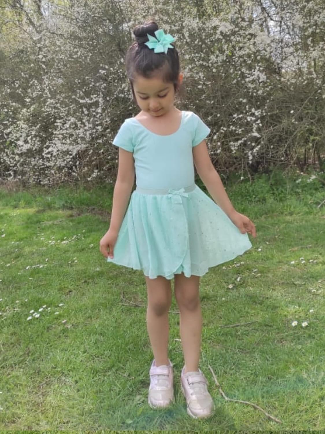 Detalle de Bricnat abbigliamento da balletto per ragazze 2–10 anni: vestito/body in cotone con tutù