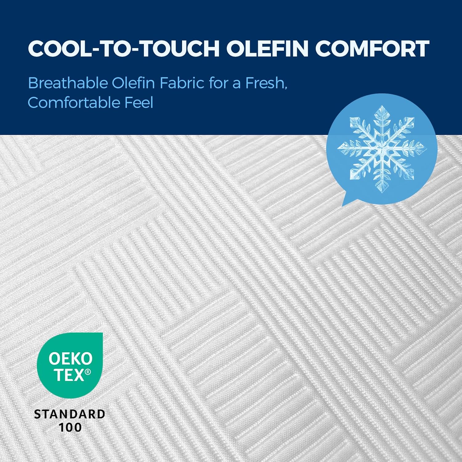 Detalle de Kozyus HLMP-ALN-HYT-F Heated Mattress Pad, Full/Double, 10 Heat Settings