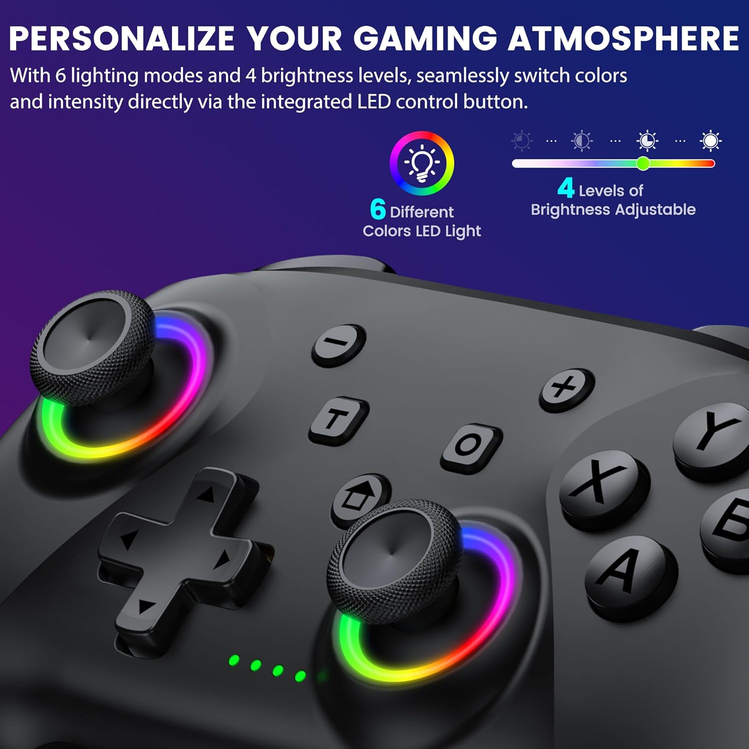 Detalle de BEBONCOOL Switch Controller mit RGB-Licht