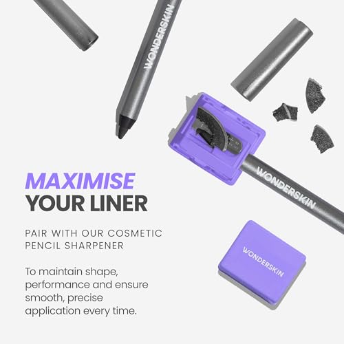 Detalle de Wonderskin 1440 Eyeliner Pencil, Waterproof Deep Black, Smudge-Proof