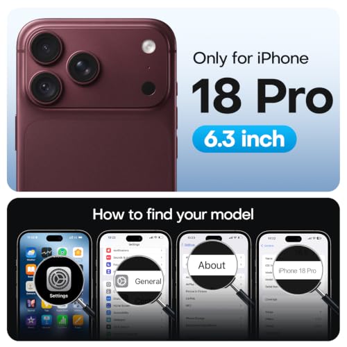 Thumbnail 9 de TAURI 2 Pack for iPhone 18 Pro Screen Protector, [1-Step Install]