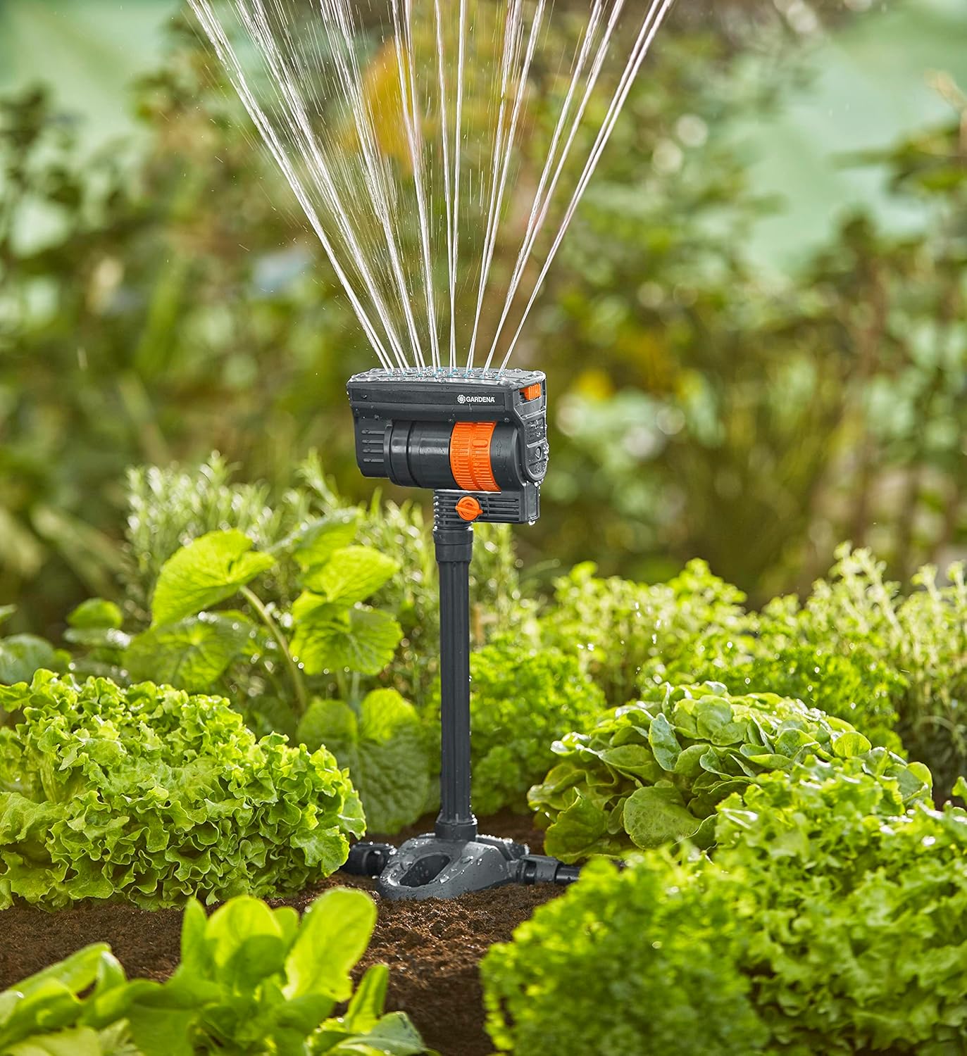 Detalle de Gardena Micro-Drip-System Viereckregner OS 90 – Regner für rechteckige Flächen bis 90 m²