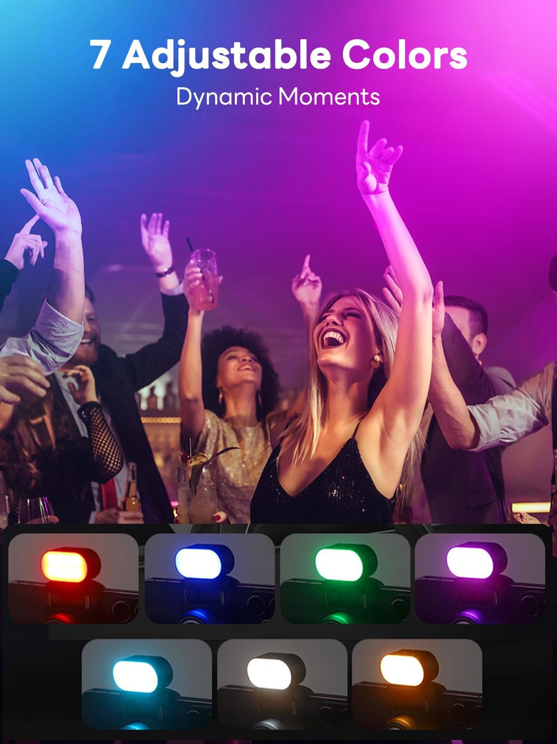 Thumbnail 2 de AOCHUAN Magnetic RGB Fill Light