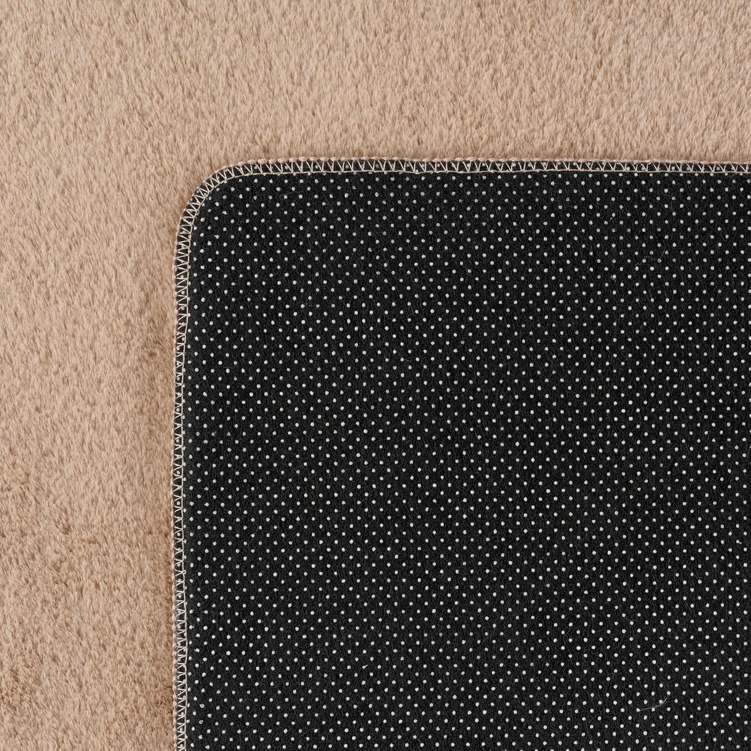 Thumbnail 4 de SIMPEX Alfombra Redonda Beige 200 cm | Suave, Antideslizante y Lavable
