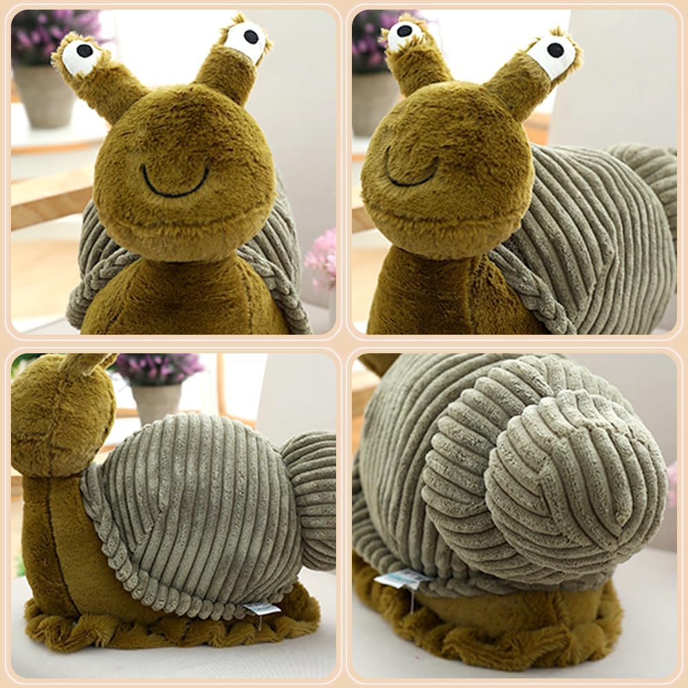 Thumbnail 3 de MIFKLMV Cute Snail Plush Toy - 28cm Soft Snail Doll for Kids and Home Décor