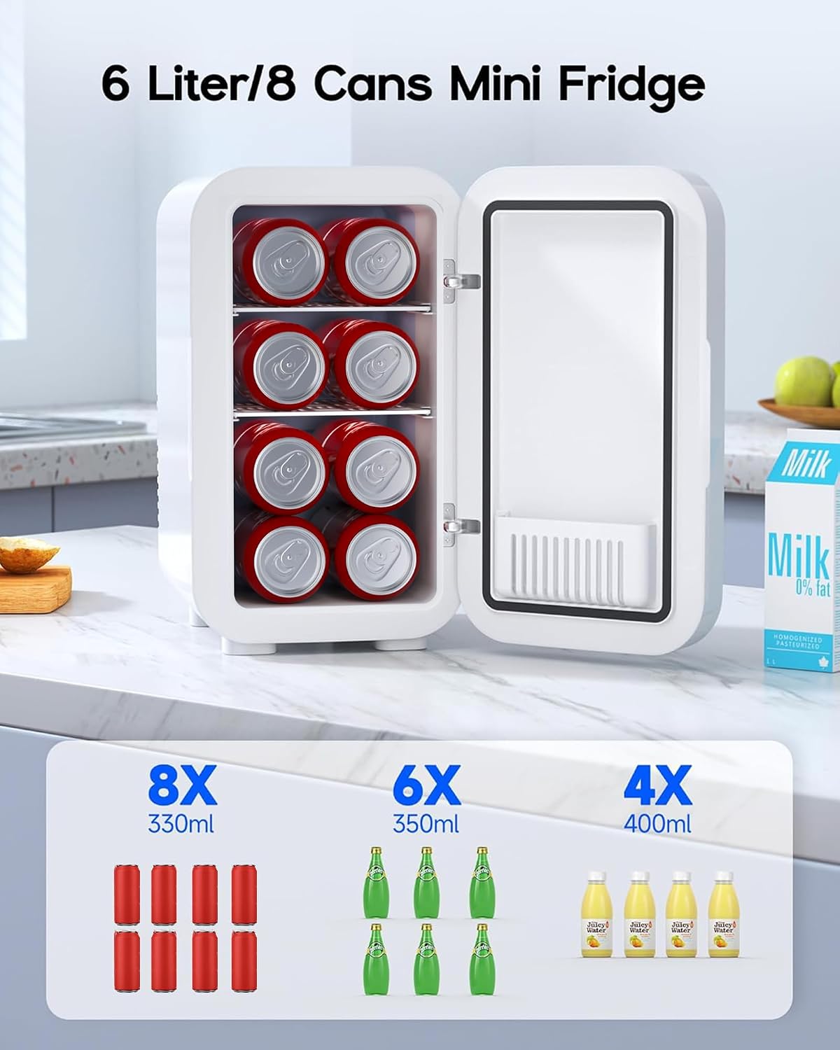Detalle 2 de BEICHEN Mini Fridge 6L