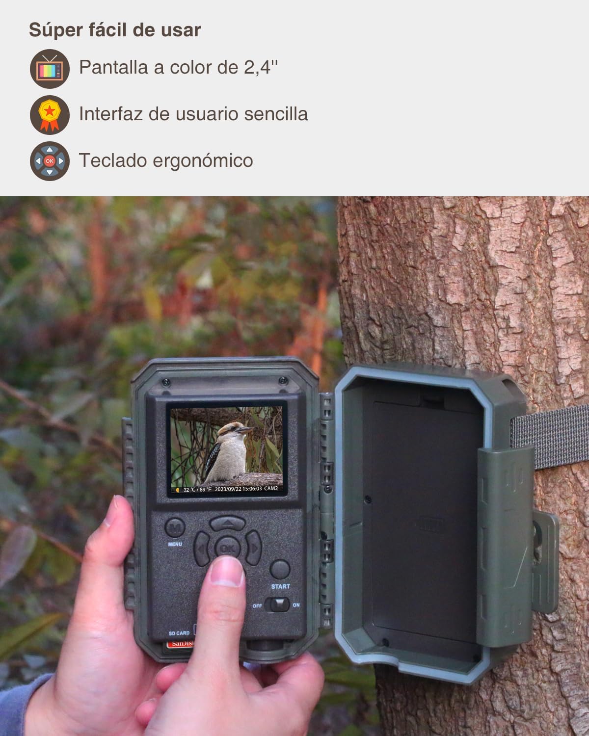 Thumbnail 6 de GardePro A5 Cámara de Caza 64MP 🎥 Visión Nocturna 30m