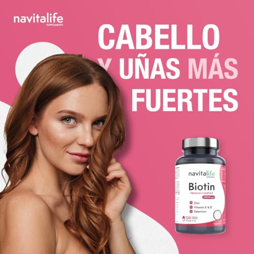 Thumbnail 1 de Biotina 12,000 mcg con Zinc, Vitaminas E y D 🌟