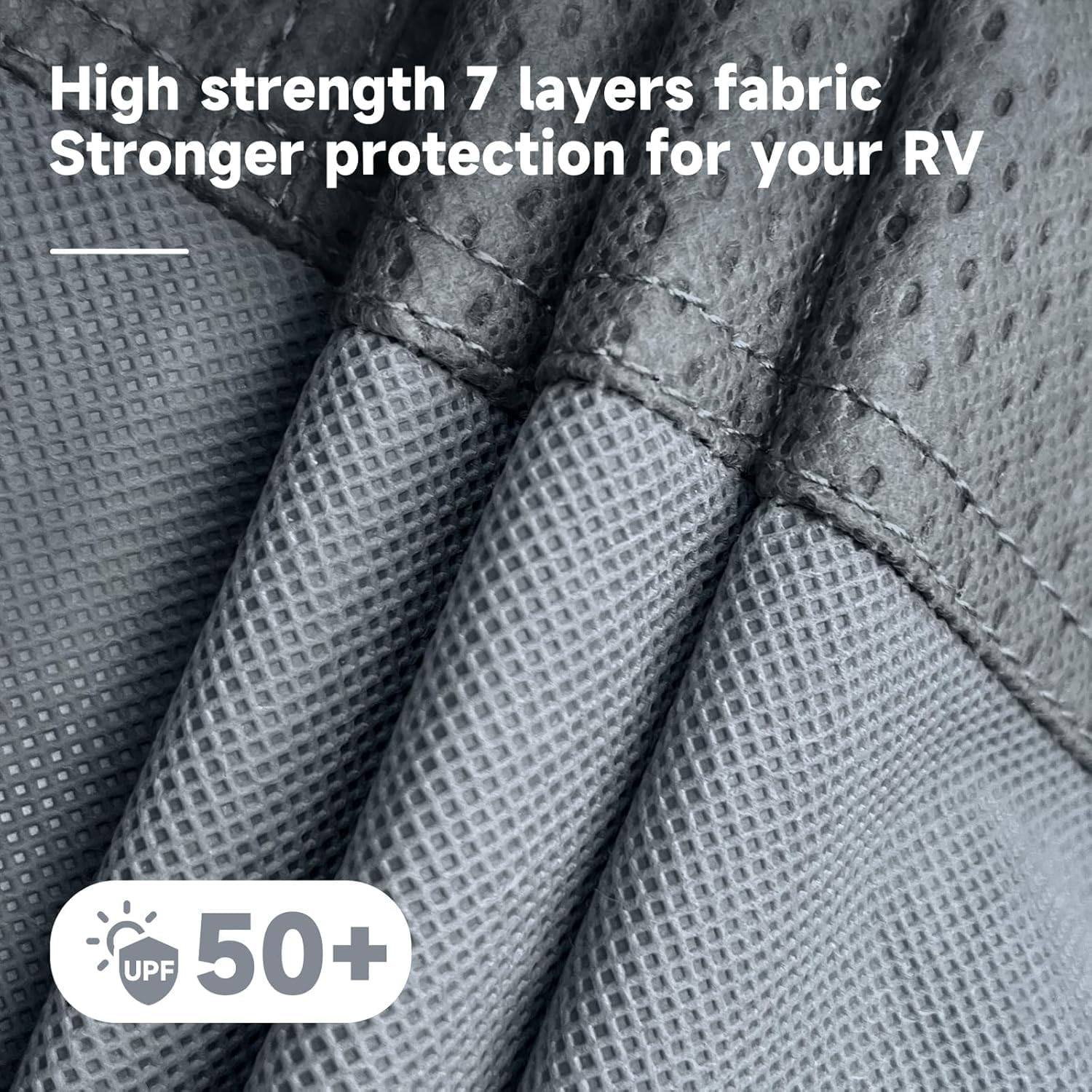 Thumbnail 2 de VINPATIO Class A RV Cover (34'-37') — Extra Thick 7-Layer, Heavy-Duty, Waterproof with Windproof Straps and Gutter Covers