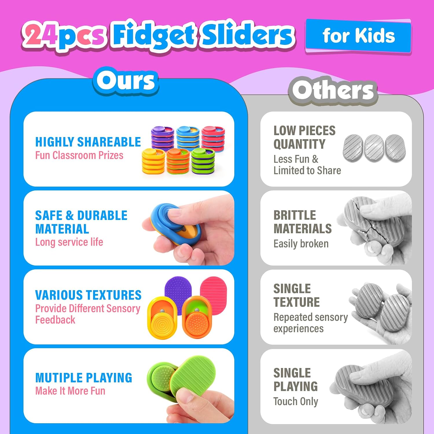 Thumbnail 6 de Magnetic Fidget Toys 24-Piece Set
