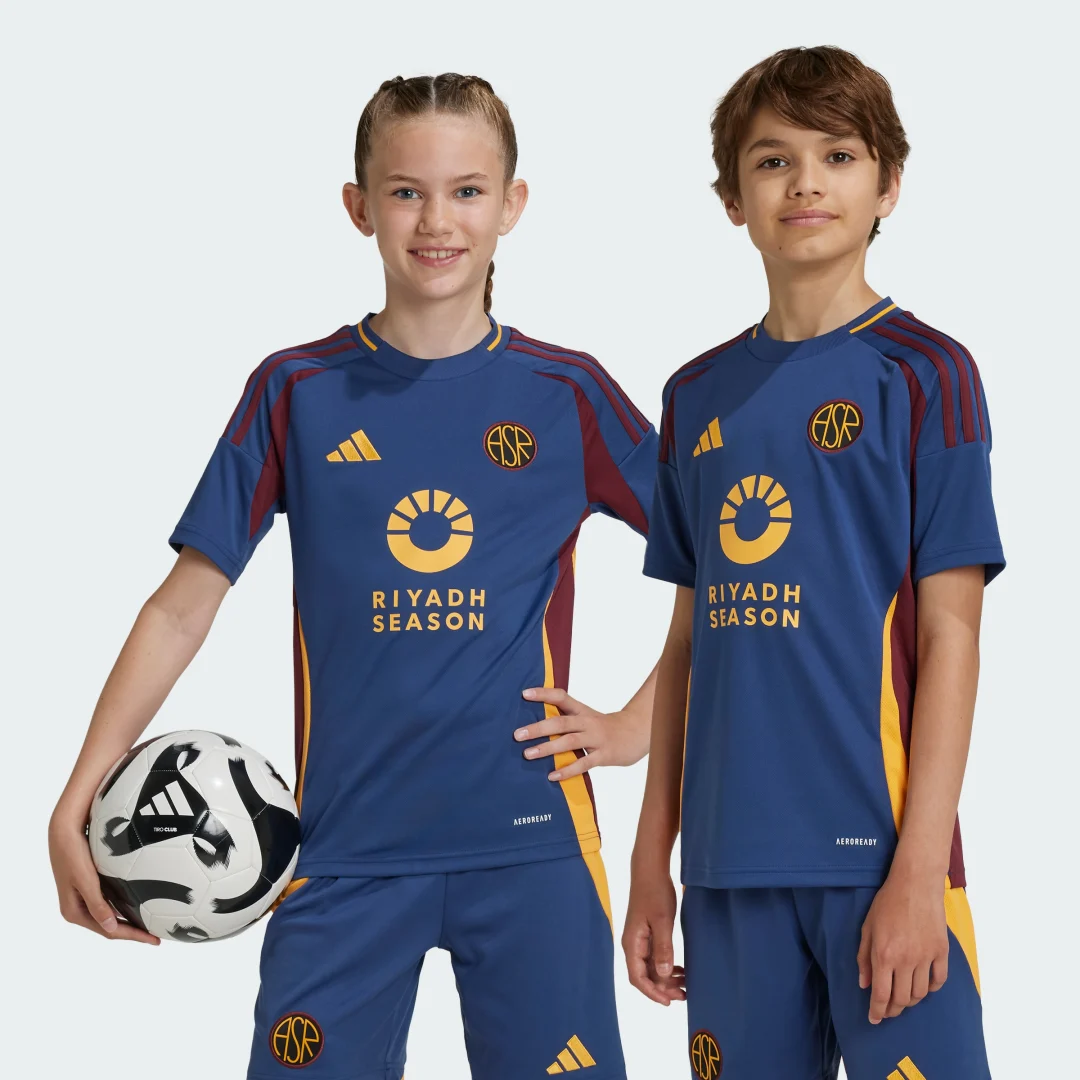 Detalle de Camiseta tercera equipación AS Roma 24/25 (Adolescentes) – Adidas