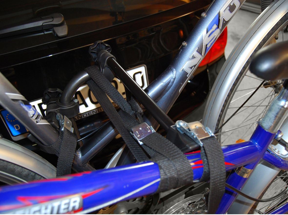 Thumbnail 1 de EUFAB 11231 Rahmenhalter lang – U‑Bügelrohr Ø 2,5–3,0 cm, 30 cm Länge, Schwarz