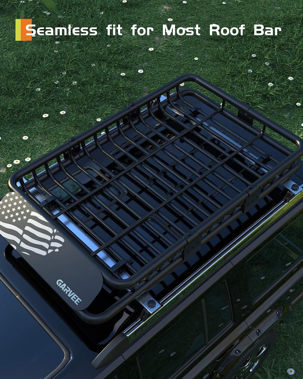 Thumbnail 6 de GarveeLife 51x36 Roof Rack Basket 200 lb