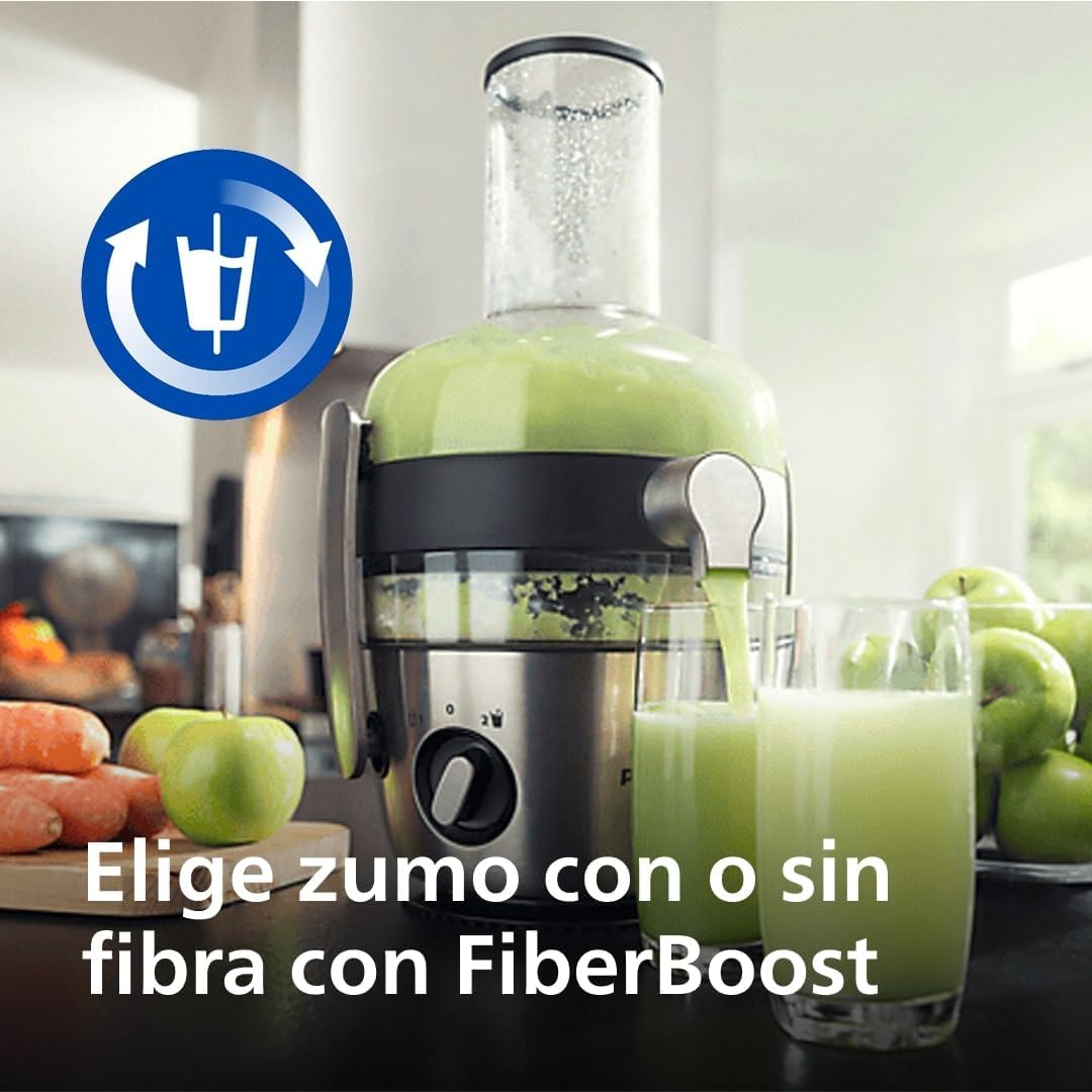 Detalle de Licuadora Philips Serie 3000 🥤 Motor 1100W, 2L, FibreBoost