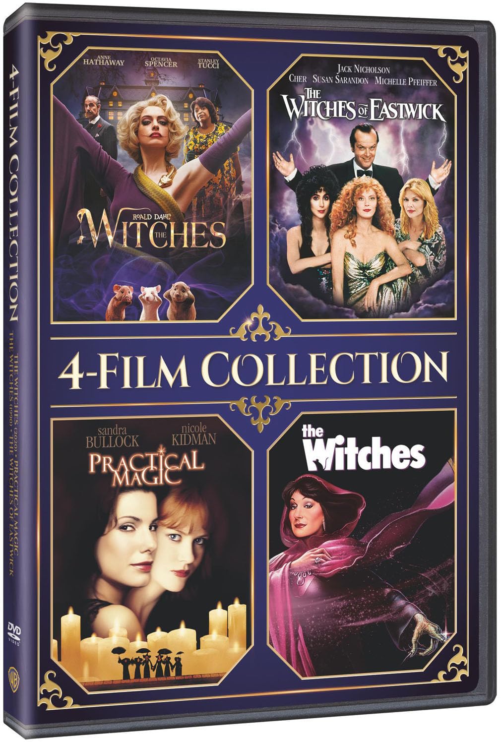 Detalle 2 de Warner Home Video 883929838394 Witches 4-Film Collection DVD