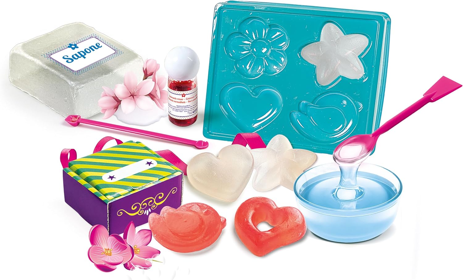 Thumbnail 1 de Clementoni Scienza e Gioco Lab 19229 Kit per fare saponette (in italiano, Made in Italy)