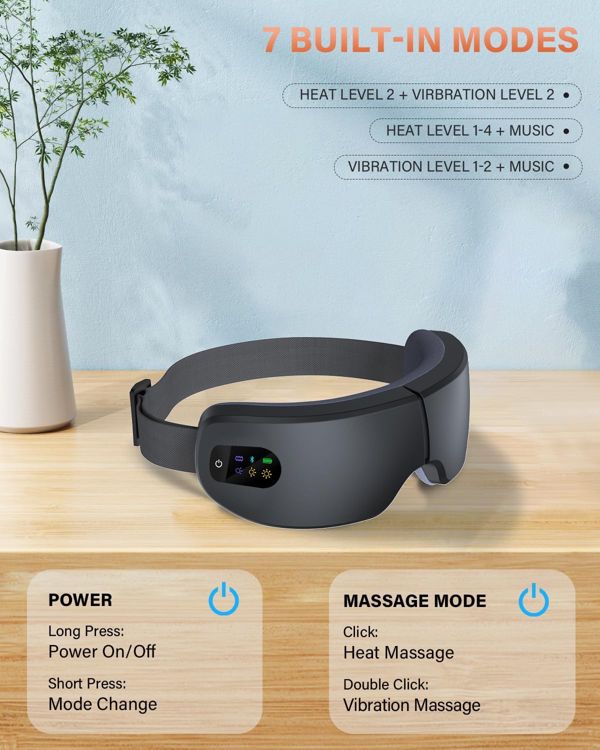 Thumbnail 2 de ZZR SEVEN Eye Massager, 7 Heating Modes