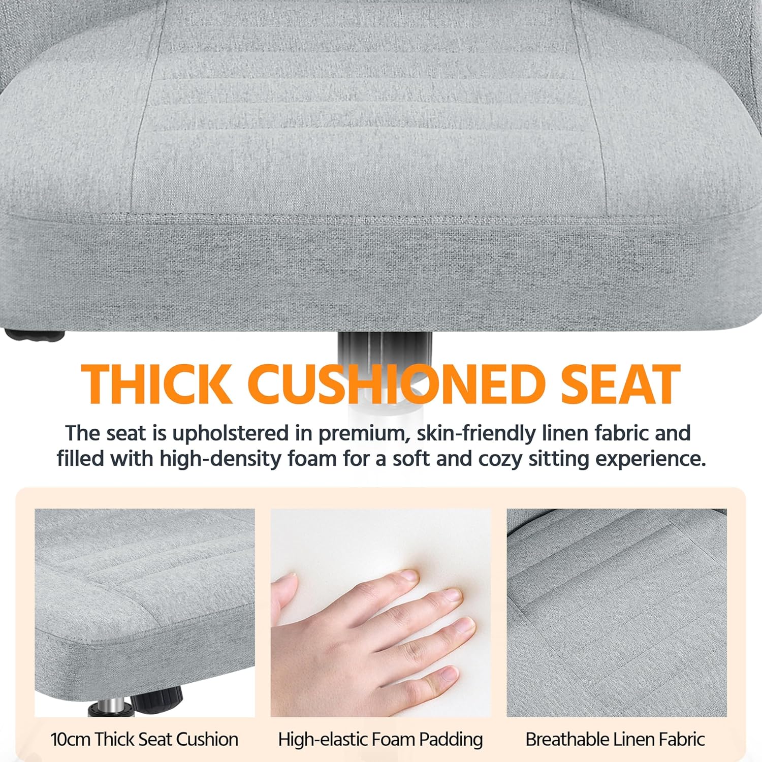 Thumbnail 5 de Yaheetech Sedia Ufficio Ergonomica 136 kg