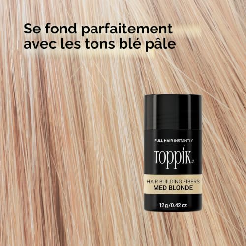 Detalle de Toppik Fibres Capillaires Densifiantes à base de Kératine – Blond — 27,5 g