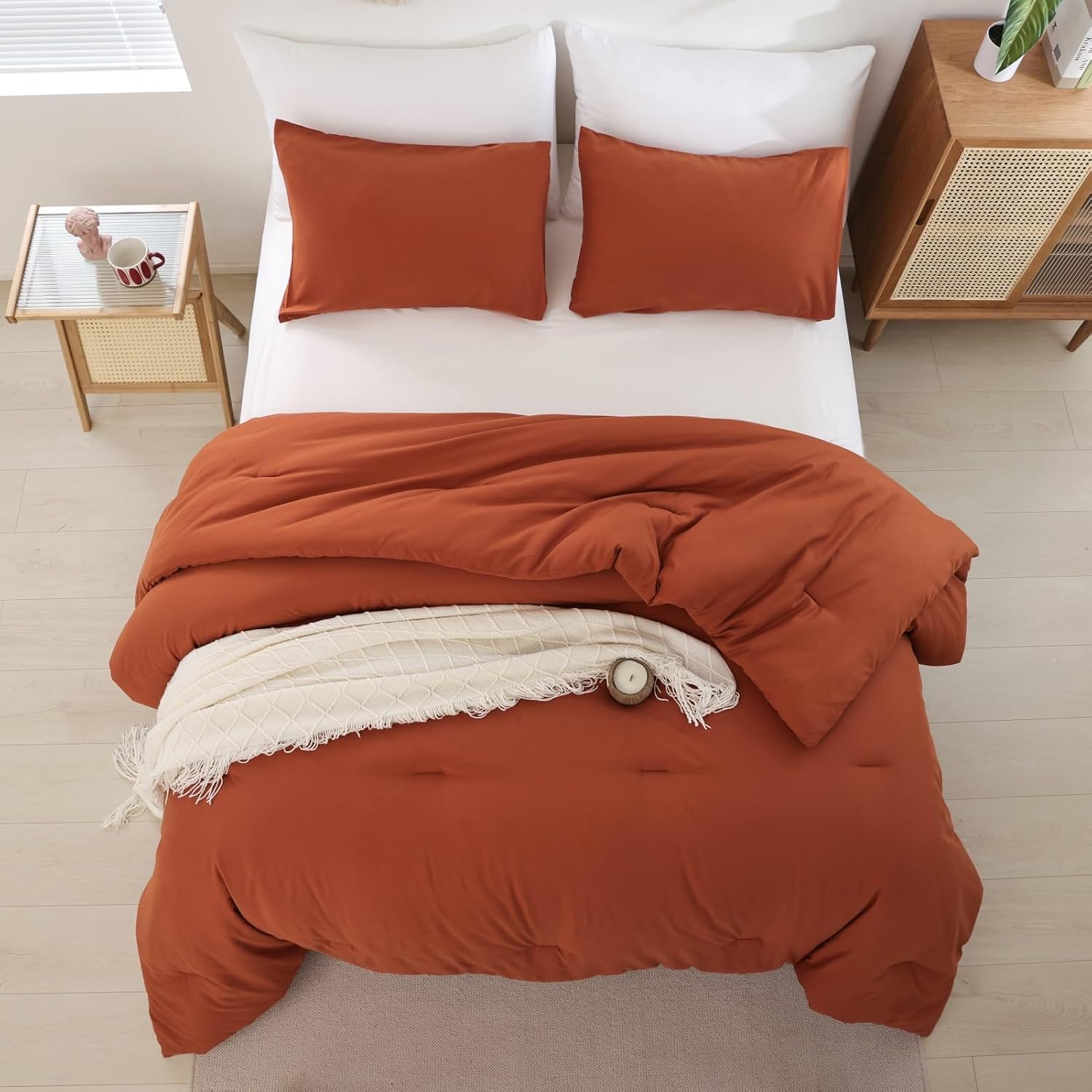 Thumbnail 4 de ROSGONIA King Size Comforter Set 3pcs