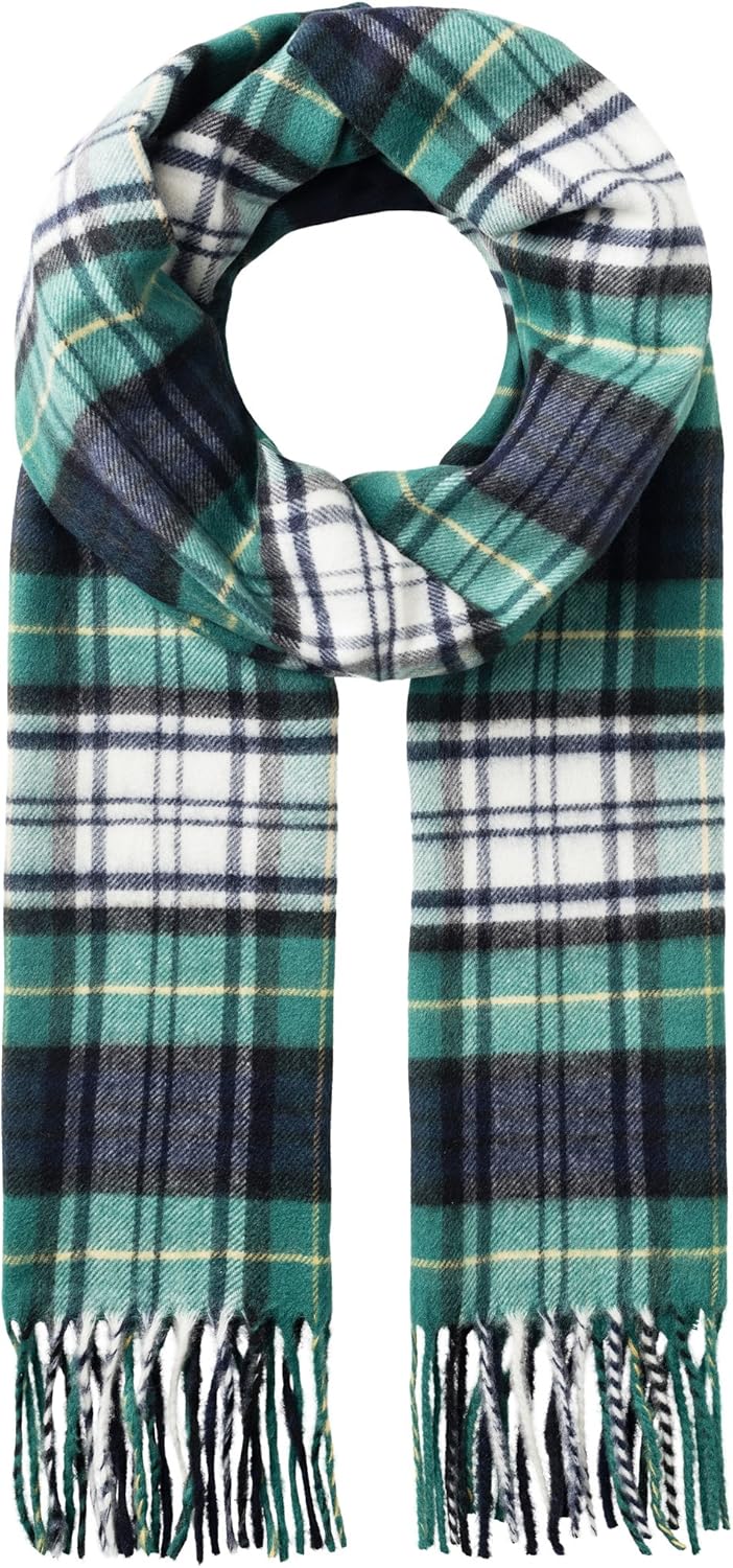 Vincenzo Boretti sciarpa a quadri 30x180 cm 🧣