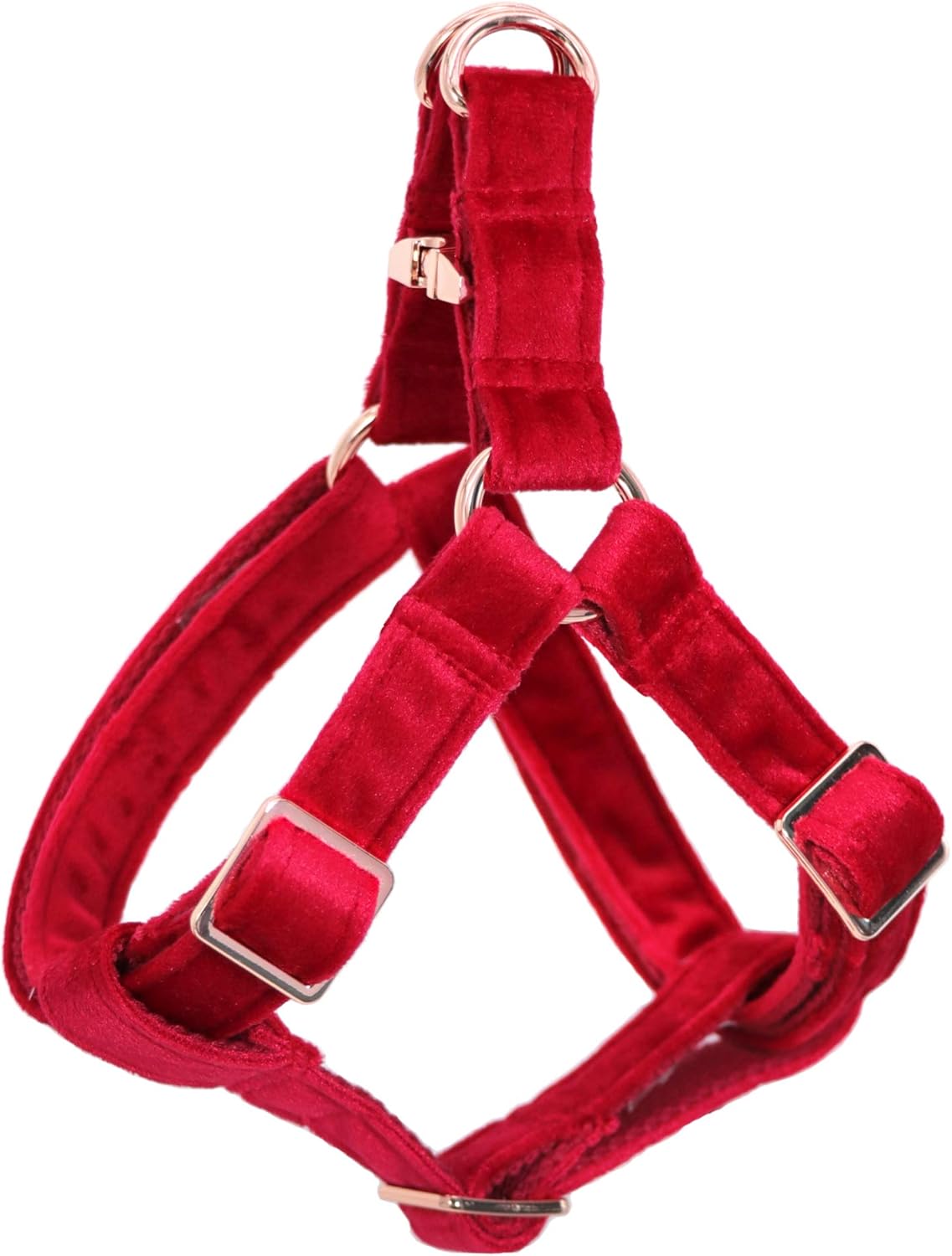 Thumbnail 6 de A RING PET Deep Yellow Velvet Dog Harness (X-Small) with Adjustable Metal Buckle