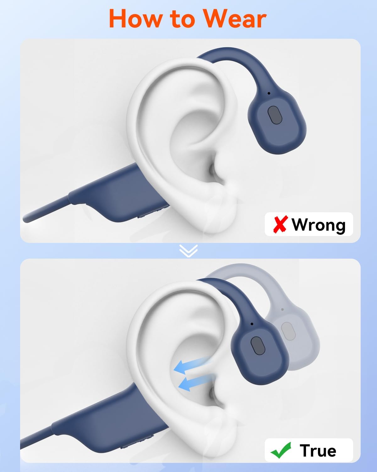 Thumbnail 6 de SANOTO Casque à conduction osseuse Open Ear Bluetooth sans fil IPX7 (29 g)