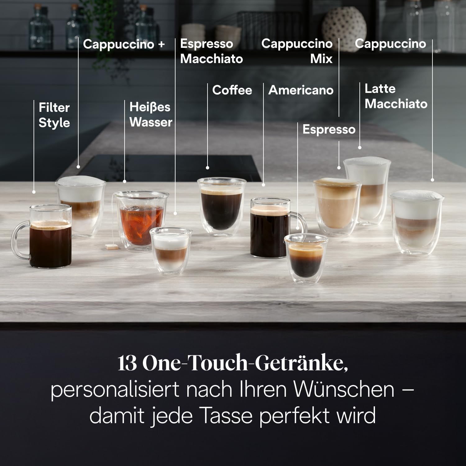 Detalle 2 de De’Longhi Magnifica Evo Next 13 One-Touch-Getränke