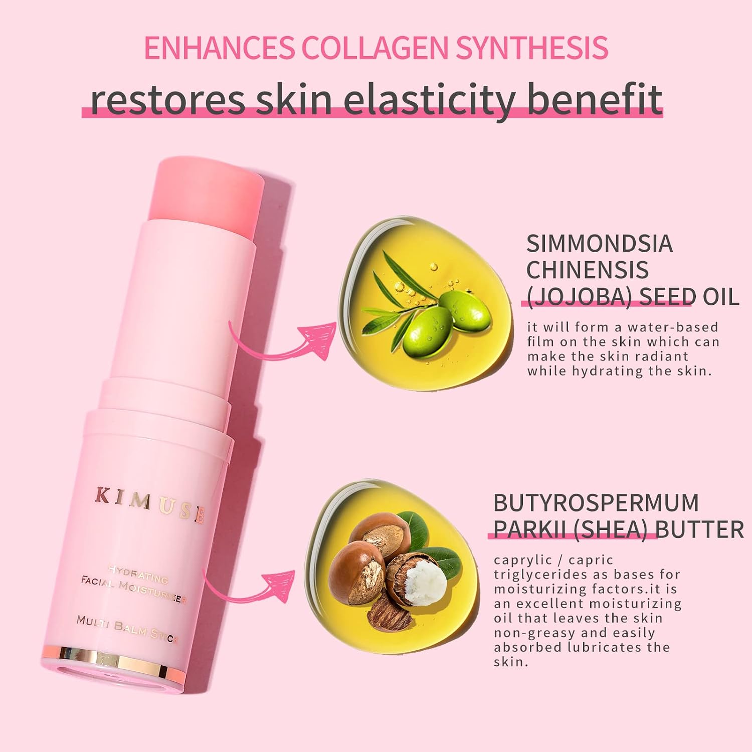 Thumbnail 4 de KIMUSE Multi Balm Stick, All-in-One Face, Lip, Eye and Neck Moisturizer
