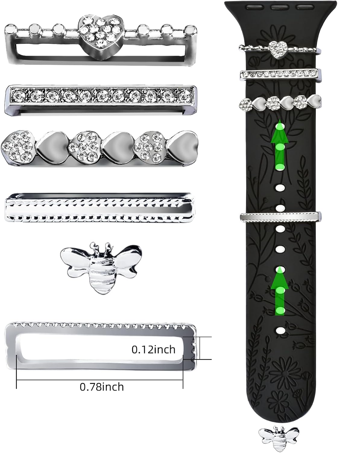 Detalle de ORATYFAN Silicone Apple Watch Band