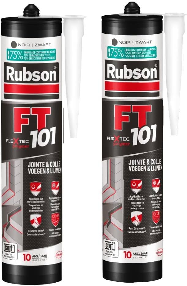 Thumbnail 6 de Rubson Mastic FT 101 Joint Fissure & Colle – cartouche 280 ml, multimatériaux et étanche