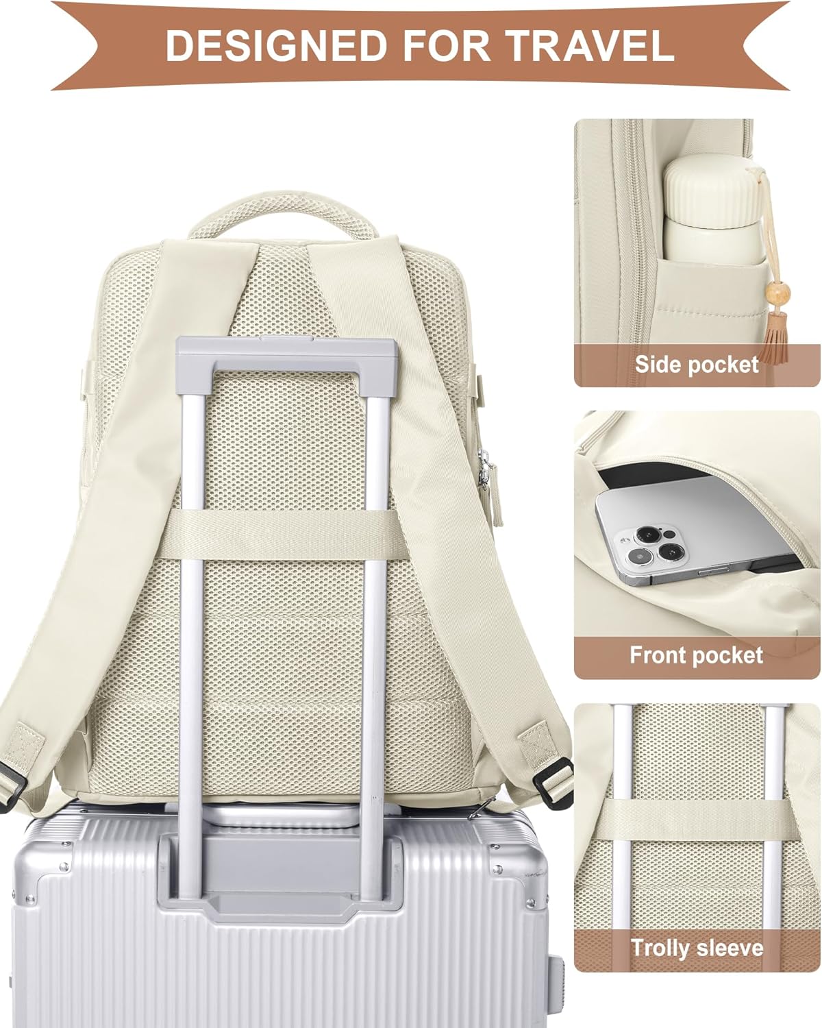 Thumbnail 5 de SZLX New Ryanair Cabin Size Bag 40x30x20 Backpack
