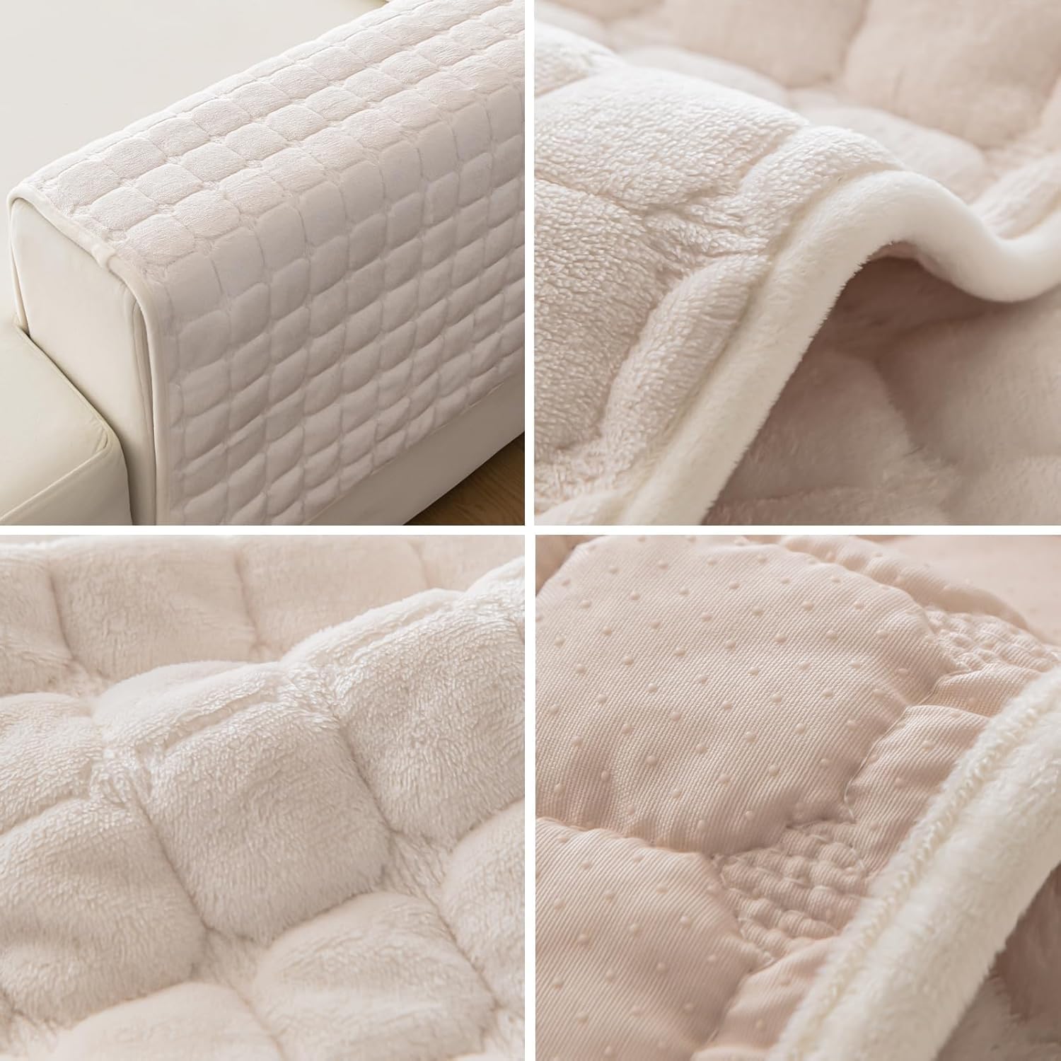 Thumbnail 3 de IMSGVIFO Sofa Sitzkissenbezug Stretch – rutschfester Überzug für Sitzkissen (Tartan)