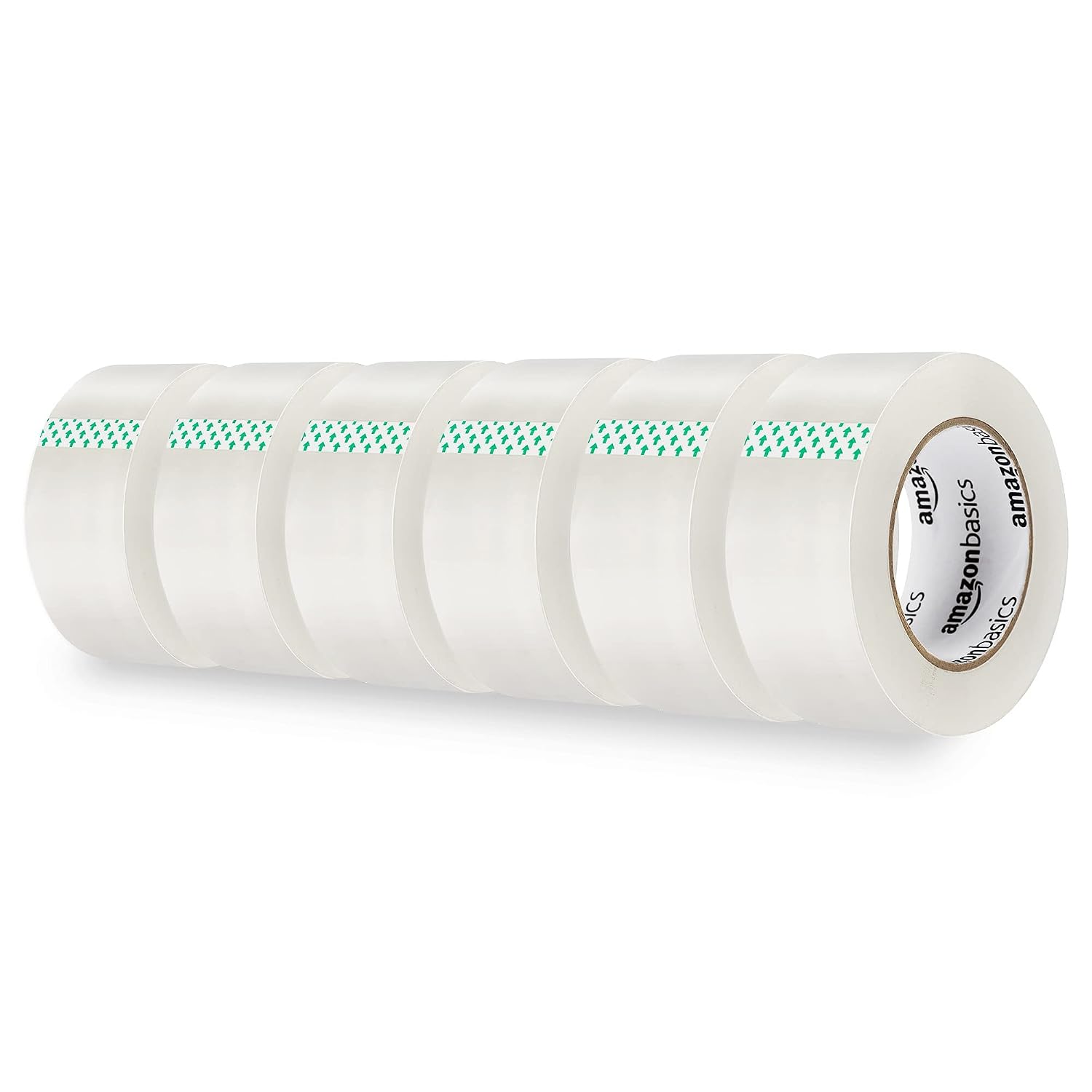 Thumbnail 1 de Amazon Basics Strong Adhesive Packing Tape for Moving Boxes, 6-Pack, Clear, 1.9 in x 109 yd