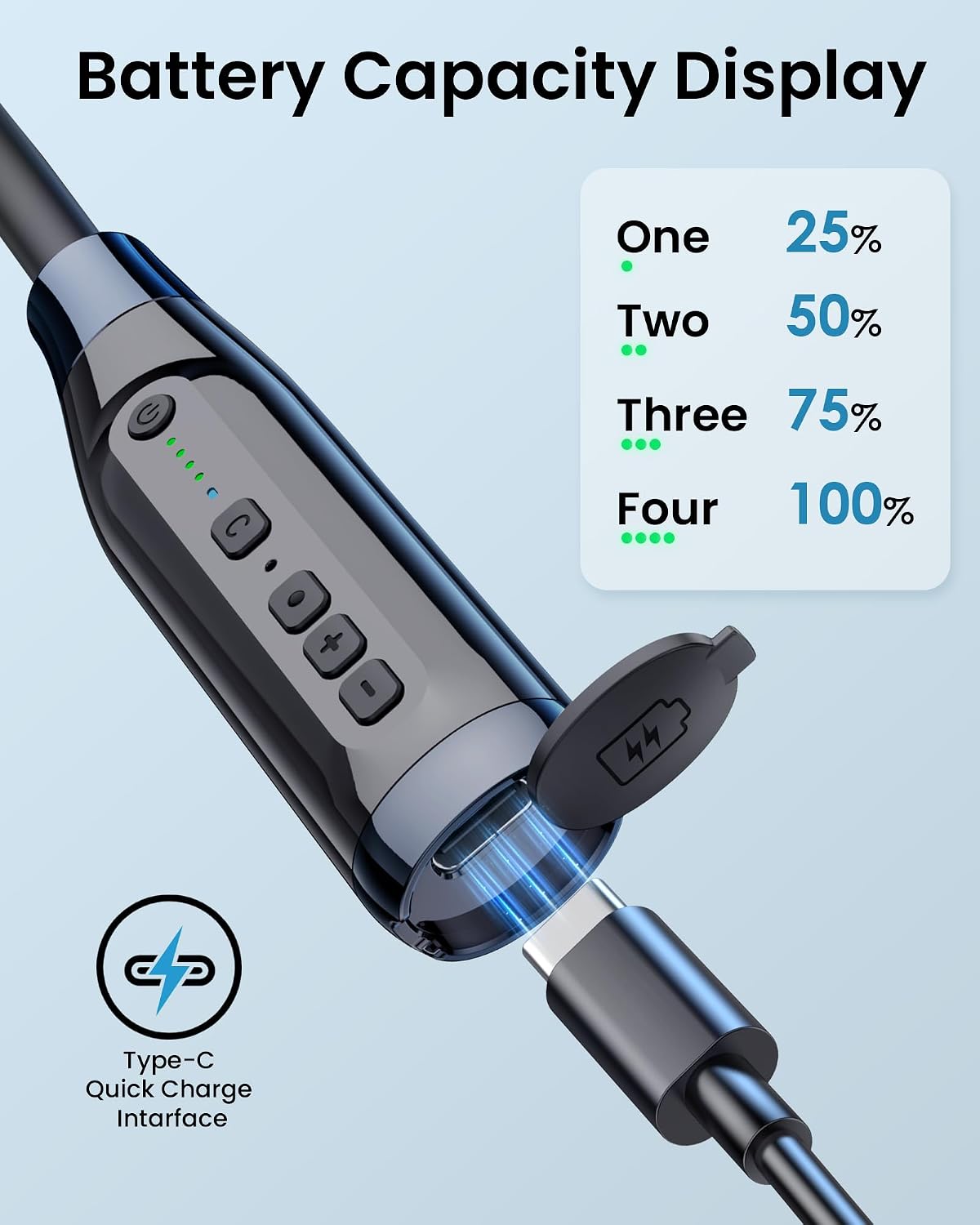 Thumbnail 6 de LAMA Bluetooth Neckband Earphones with 100H Playtime and IPX4 Waterproof