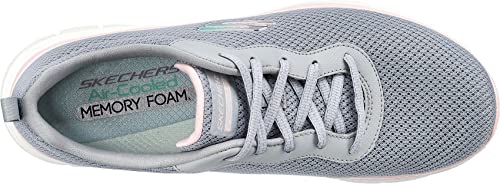 Thumbnail 6 de Skechers Flex Appeal 4.0 Brilliant View para mujer — 39 EU, malla gris y ribete rosa